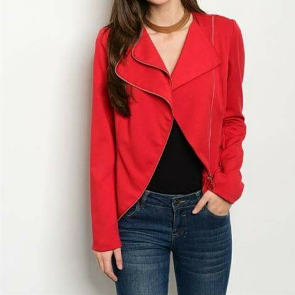 Red Blazer Jacket